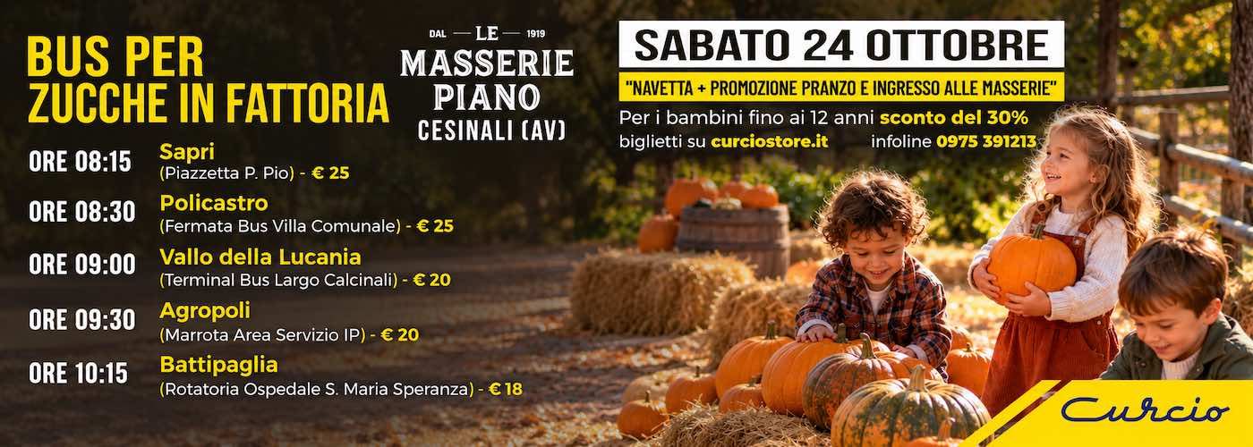 Zucche in Fattoria - Masserie Piano - Sapri - Agropoli - Battipaglia